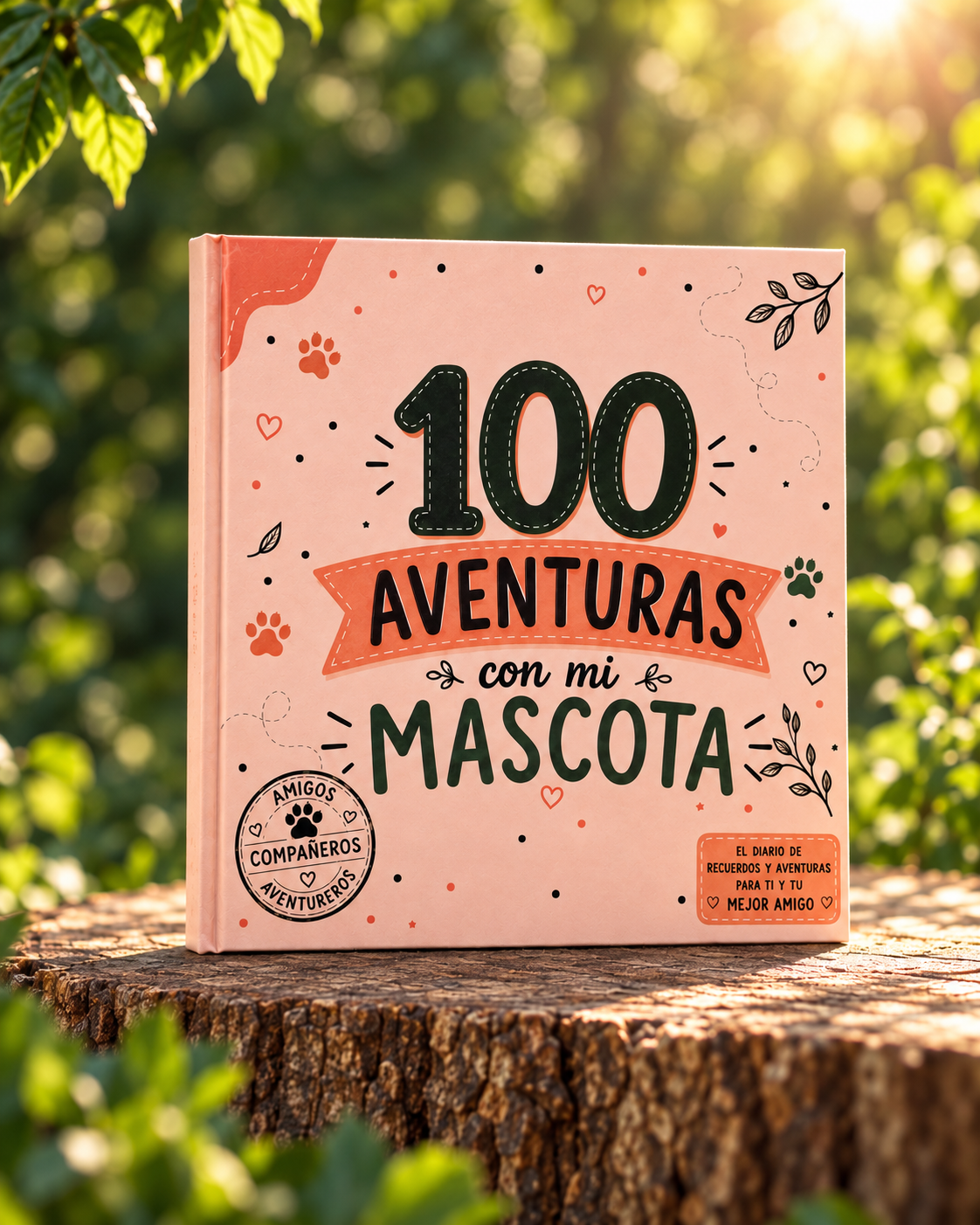 Portada del álbum 100 Aventuras con mi Mascota en un entorno natural